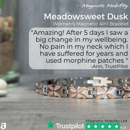 Meadowsweet Dusk 4in1 Magnetic Bracelet