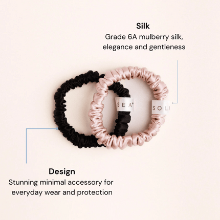 Silk Scrunchies 3 Pack