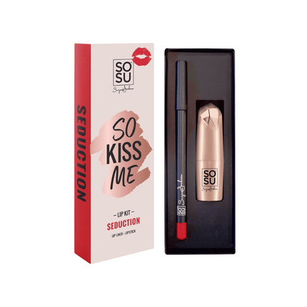 Sosu Lip Set Seduction Lipstick + Mini Lip Liner