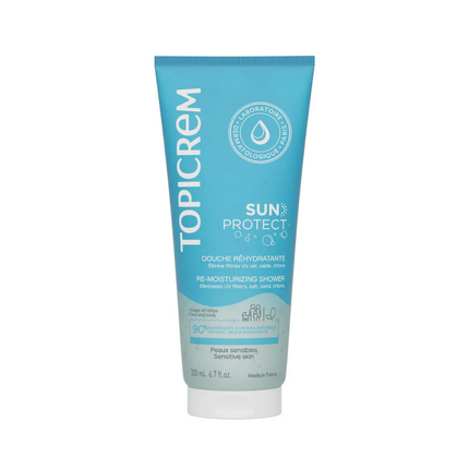 Topicrem SUN PROTECT Re-Moisturizing Shower Cream 200ml
