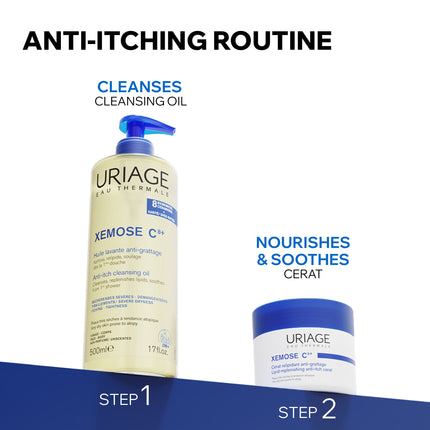 URIAGE XEMOSE C8+ Soothing Lipid-Replenishing Treatment 200ml