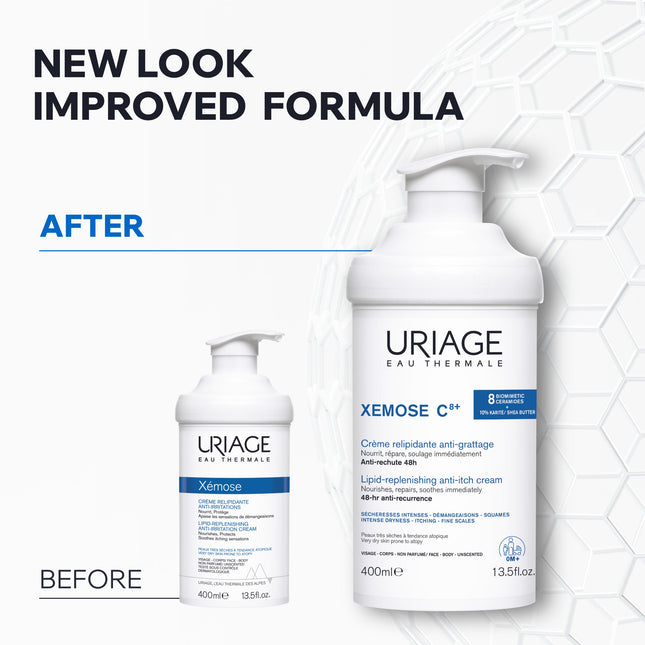 Uriage Xemose C8+ Lipid-Replenishing Anti-Irritation Cream 400ml