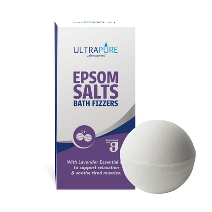Ultrapure Epsom Salts Bath Fizzer & Lavender 200g