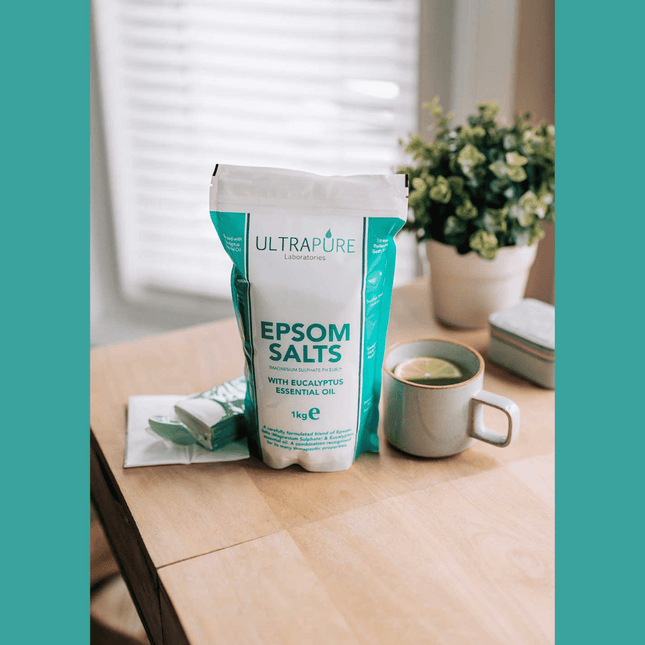 Ultrapure Epsom Salts & Eucalyptus Essential Oil 1kg