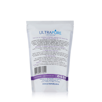 Ultrapure Epsom Salts & Lavender Essential Oil 1kg