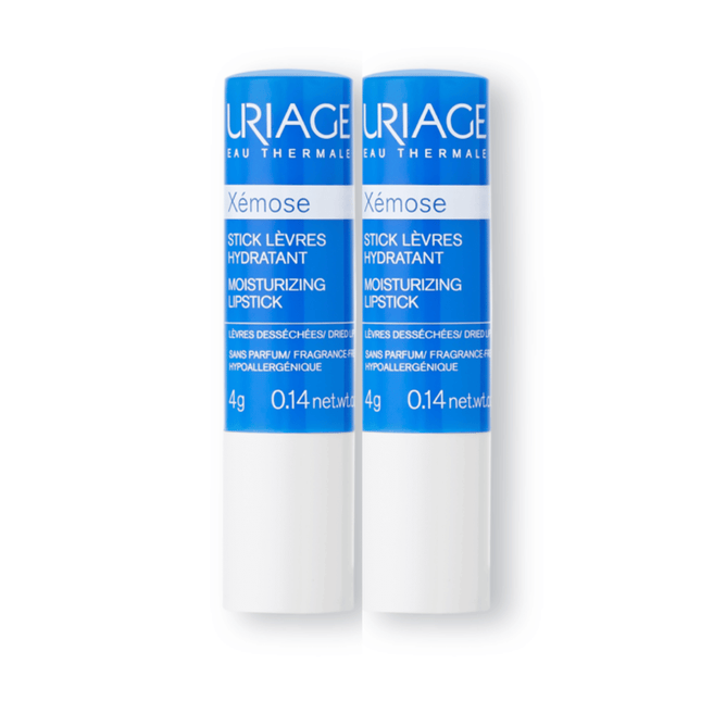 Uriage Xemose Moisturizing Lip Care Duo 2x4g