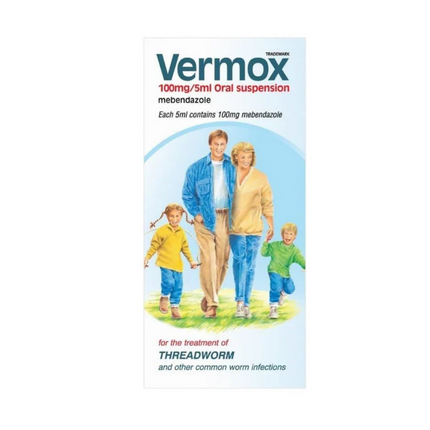 Vermox 100mg/5ml Oral Suspension