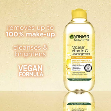 Garnier Micellar Water - Vitamin C Cleanse & Brighten Skin 400ml
