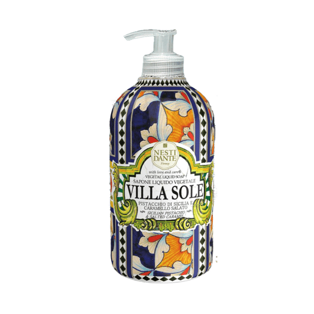 Nesti Dante Villa Sole Sicilian Pistachio and Salted Caramel Liquid Soap 500ml