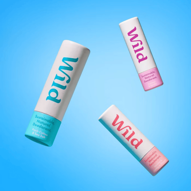 Wild Mini Deodorant Fresh Cotton & Sea Salt