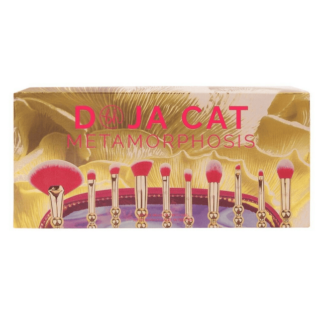BH Cosmetics X Doja Cat Metamorphosis 10 Piece Brush Set With Bag