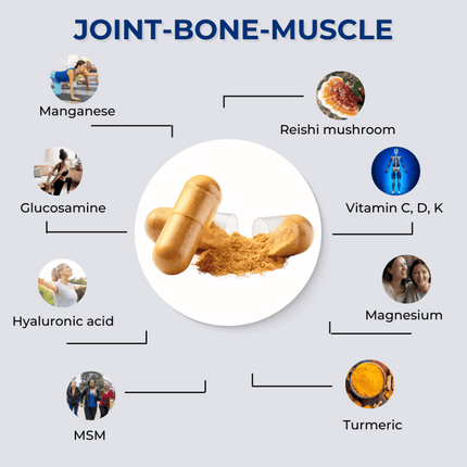 fabU Shrooms Joint-Muscle-Bone 60 caps