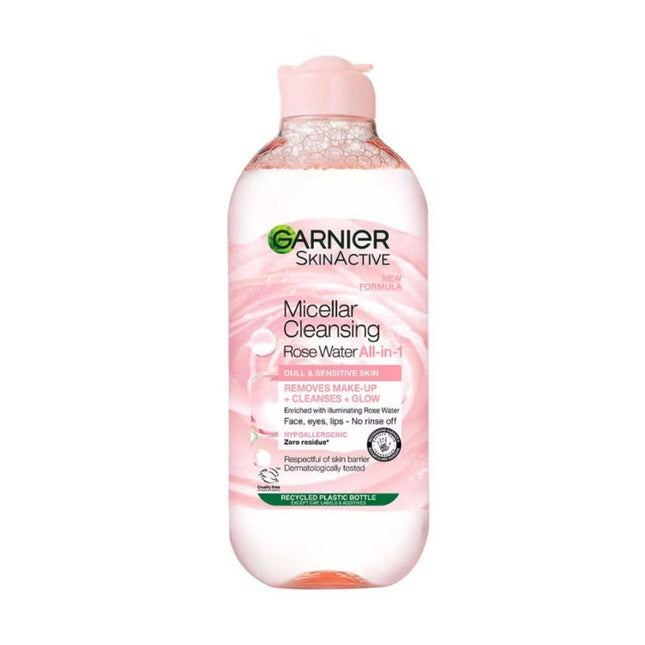 Garnier Micellar - Rose Water Cleanse & Glow 400ml. 