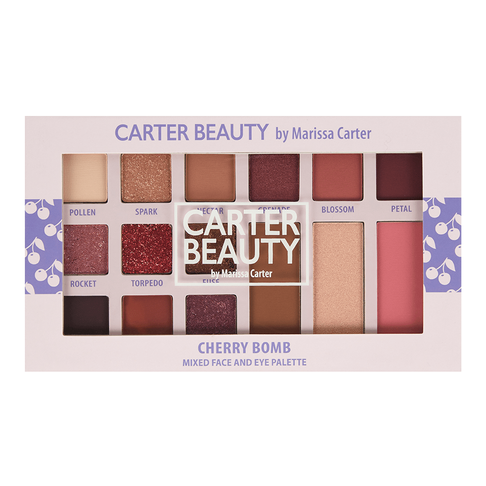 Carter Beauty Cherry Bomb Mixed Face & Eyeshadow Palette from YourLocalPharmacy.ie