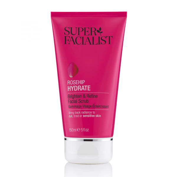 Super Facialist Rose Hydrate Brighten & Refine Facial Scrub from YourLocalPharmacy.ie