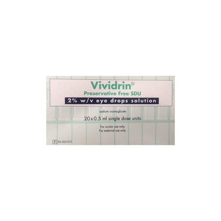 Vividrin Allergy SDU Eye Drops from YourLocalPharmacy.ie